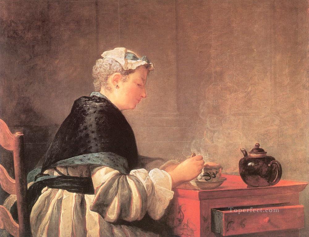 LTea Jean Baptiste Simeon Chardin Oil Paintings
